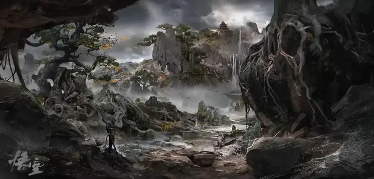 颠覆实机认知?《黑神话:悟空》火焰山盘丝洞早期概念图曝光 颠覆实机认知?《黑神话:悟空》火焰山盘丝洞早期概念图曝光