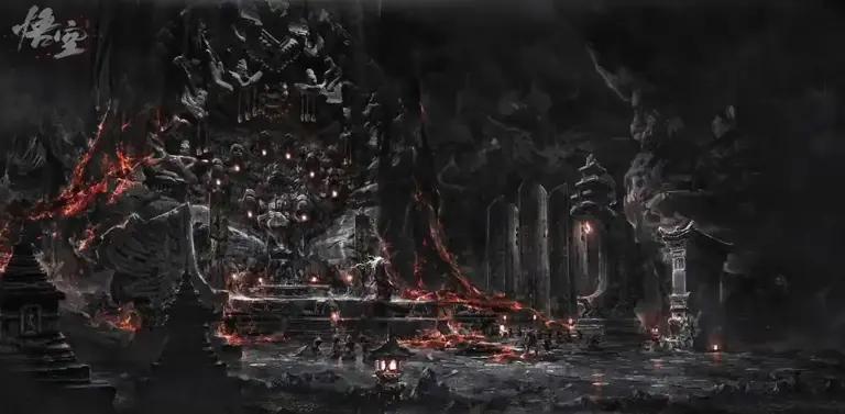 颠覆实机认知?《黑神话:悟空》火焰山盘丝洞早期概念图曝光 颠覆实机认知?《黑神话:悟空》火焰山盘丝洞早期概念图曝光